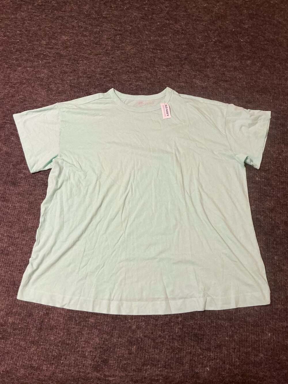 Old Navy EveryWear Short Sleeve Cotton Crewneck T-Shirt Mens Size 2X Light Green